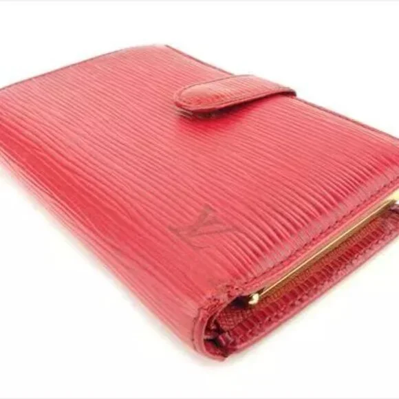 Louis Vuitton Wallet Purse Coin purse Epi Red Epirexa Woman Authentic Used